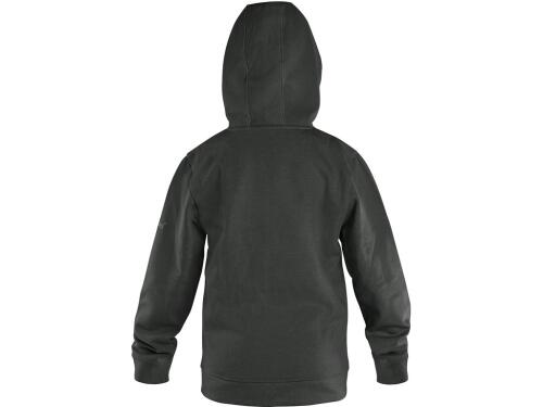 Mikina s kapucí CXS ARYN, dětská, černá, vel. 120